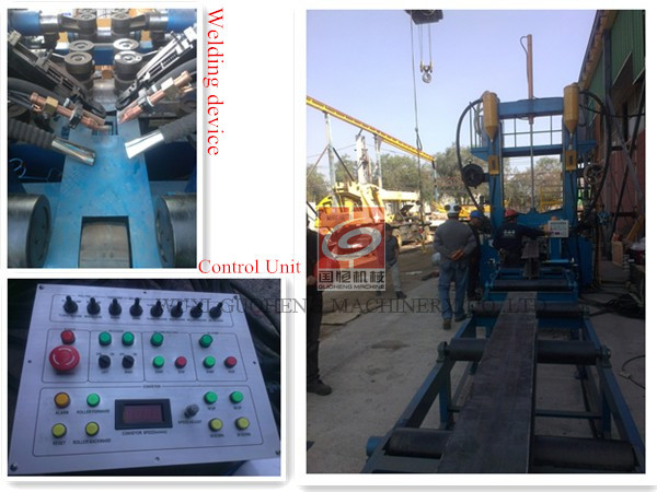 H-beam Production Line Integral Automatic Lincoln DC-1000 , NA - 3S , Hydraulic Straightening Unit