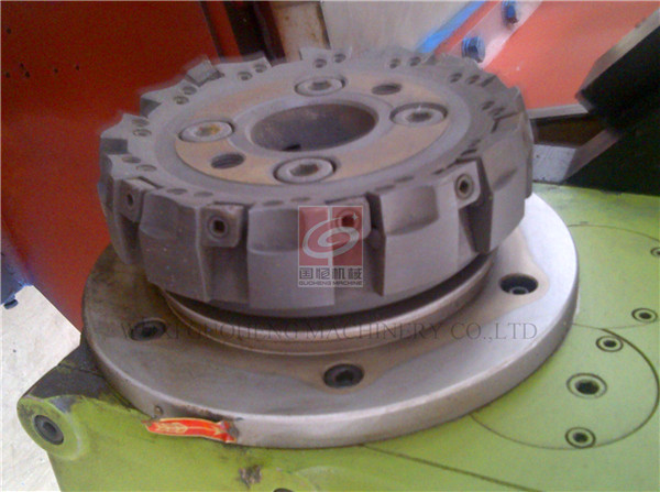 CNC Edge Milling Machine Cutting Tools Plate Groove Preparation