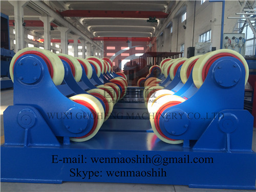 40T Automatic Pipe Roller For Welding Rotator Machine 6-60M/H