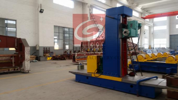 End Face Edge Milling Machine for H - beam , T - beam , with Hydraulic Clamping System