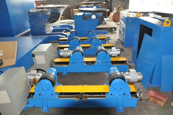 quality  Automatic 20T Pipe Welding Rotator 2.2KW With Manual Travel Bogie factory
