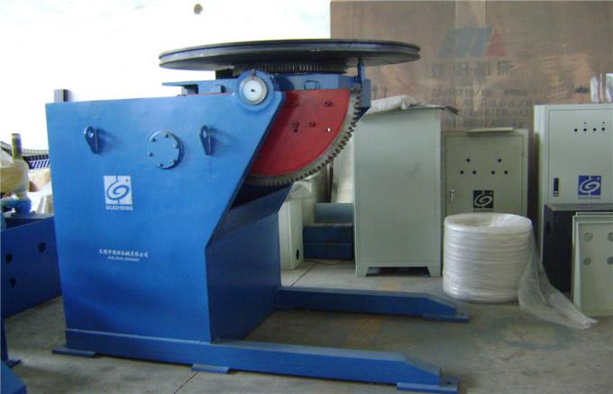 Blue Ac Precision Rotary Welding Positioners 5000KG - 20000KG
