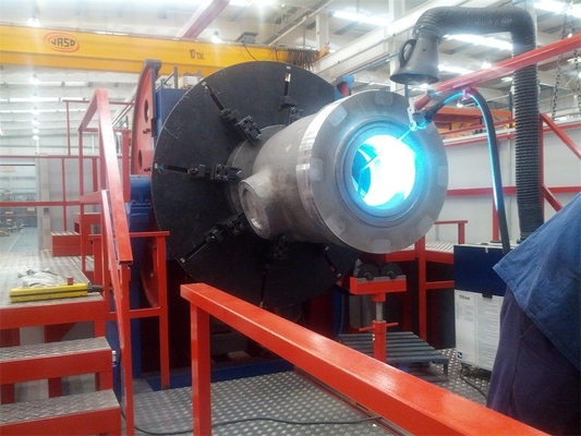 18T Industrial Hydraulic Beam Welding Line 6.5m/Min Flange Straightening Machine