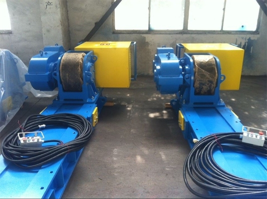 Industry 40T Lead Screw Rotary Welding Rotator With PU Rollers