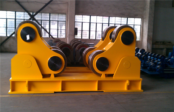 Cylinder Welding Rollers For Pipe , 80T - 100T Self Alignment Idler Rotator