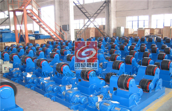 6-60m/H Pipe Roller Welding Positioner , 40T Self Aligning Tank Turning Rolls