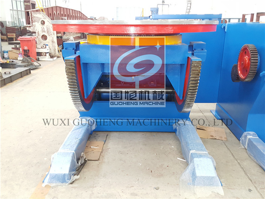 Conventional 10T Tube Welding Positioner , 0.14rpm Turn Table For Welding