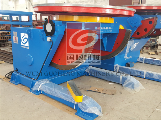 Conventional 10T Tube Welding Positioner , 0.14rpm Turn Table For Welding