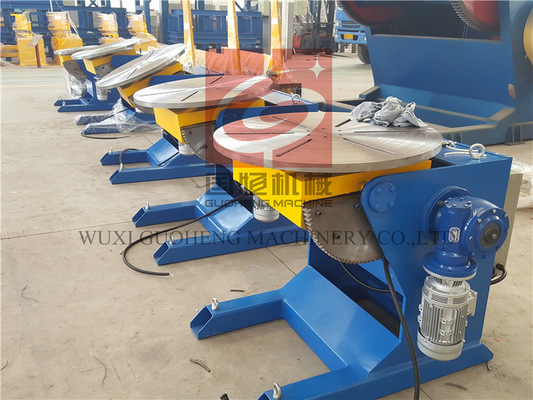 120degree 300KG Rotary Welding Positioner Turntable Table With Foot Pedal