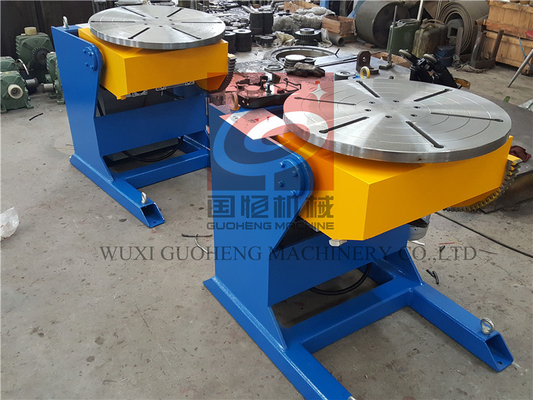 Metal Fabrication 300KG Industrial Welding Positioner , 2rpm Welding Positioner Table