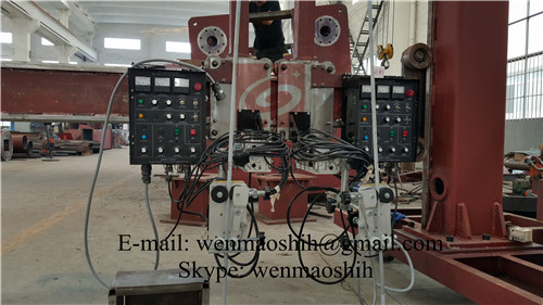4000-15000mm Beam Welding Line Machine Electroslag Welding Process