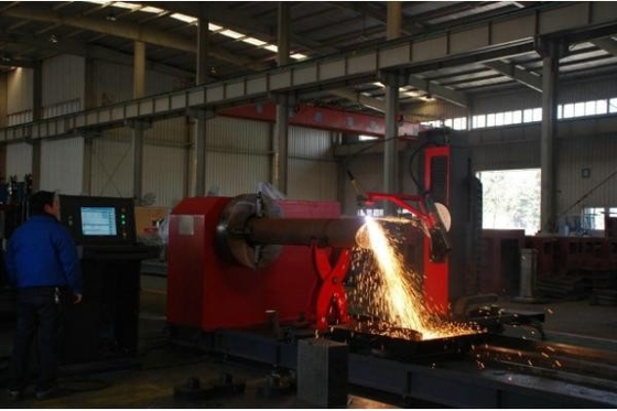 Pipe Profile CNC Flame Cutting Machine 60-600mm Industrial Use